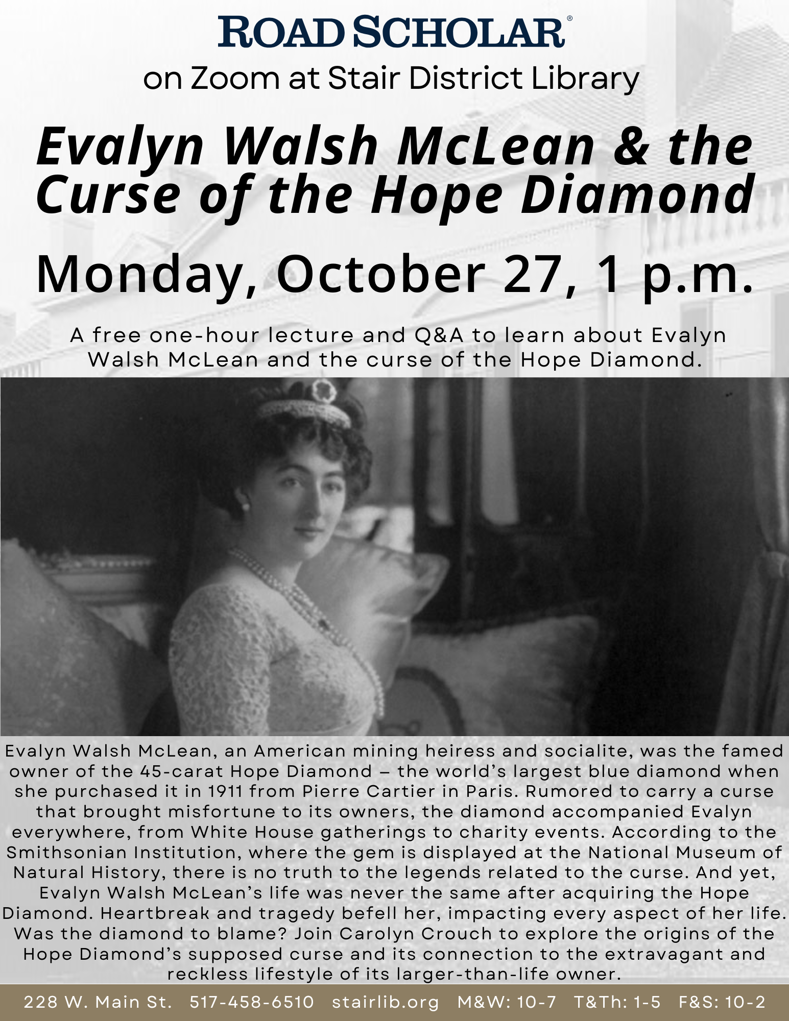 Road Scholar Evalyn Walsh.png